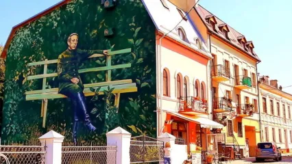 Мурал із зображенням Симона Петлюри