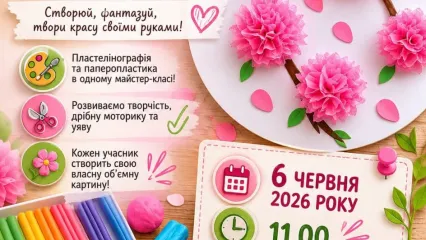 Майстер-клас з пластеліногрфії та паперопластики