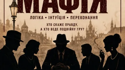 Запрошуємо тебе на вечір гри «Мафія»